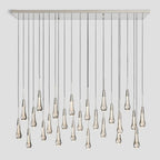 Solitaire Linear Chandelier 37'' 50'' 70'' 87" 120"W - Cyran Lamps
