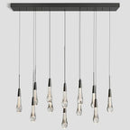 Solitaire Linear Chandelier 37'' 50'' 70'' 87" 120"W - Cyran Lamps