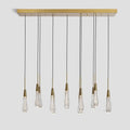 Solitaire Linear Chandelier 37'' 50'' 70'' 87" 120"W - Cyran Lamps