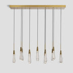 Solitaire Linear Chandelier 37'' 50'' 70'' 87" 120"W - Cyran Lamps