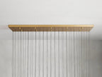 Solitaire Linear Chandelier 37'' 50'' 70'' 87" 120"W - Cyran Lamps