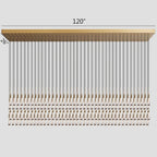 Solitaire Linear Chandelier 37'' 50'' 70'' 87" 120"W - Cyran Lamps