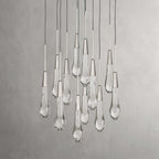 Soltaire Modern 17'' 24'' 36'' 58'' Round Chandelier Lighting - Cyran Lamps