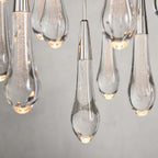 Soltaire Modern 17'' 24'' 36'' 58'' Round Chandelier Lighting - Cyran Lamps
