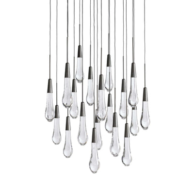 Soltaire Modern 17'' 24'' 36'' 58'' Round Chandelier Lighting - Cyran Lamps