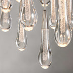 Soltaire Modern 17'' 24'' 36'' 58'' Round Chandelier Lighting - Cyran Lamps