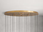 Soltaire Modern 17'' 24'' 36'' 58'' Round Chandelier Lighting - Cyran Lamps