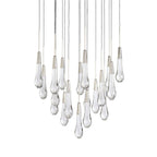 Soltaire Modern 17'' 24'' 36'' 58'' Round Chandelier Lighting - Cyran Lamps