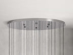 Soltaire Modern 17'' 24'' 36'' 58'' Round Chandelier Lighting - Cyran Lamps