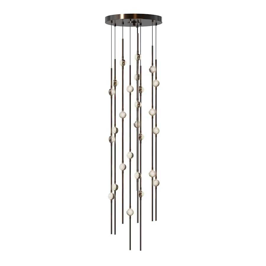 Sonne Constellation 12" Wide Beaded Chandelier 26 Light 2700K - Cyran Lamps