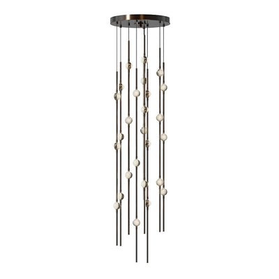Sonne Constellation 12" Wide Beaded Chandelier 26 Light 2700K - Cyran Lamps