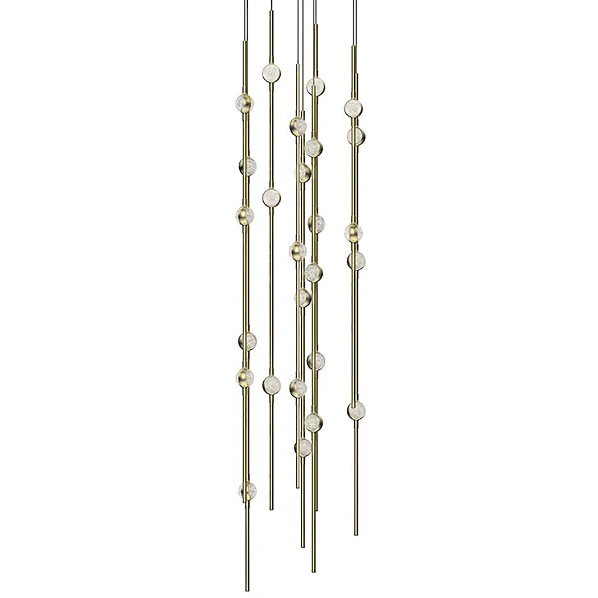 Sonne Constellation 12" Wide Beaded Chandelier 26 Light 2700K - Cyran Lamps