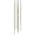 Sonne Constellation 12" Wide Chandelier 26 Light Satin Brass - Cyran Lamps