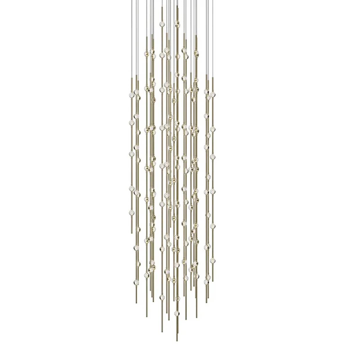 Sonne Constellation 25" Wide Beaded Chandelier - Cyran Lamps