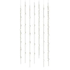 Sonne Constellation 36in Wide Beaded LED Chandelier Satin Nickel - Cyran Lamps