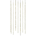 Sonne Constellation 36in Wide Linear Chandelier Satin Brass - Cyran Lamps