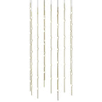 Sonne Constellation 36in Wide Linear Chandelier Satin Brass - Cyran Lamps