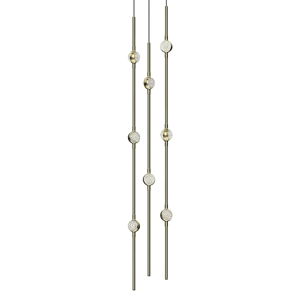 Sonne Constellation 6" Wide Beaded Chandelier - Cyran Lamps
