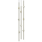 Sonne Constellation 6" Wide Beaded Chandelier - Cyran Lamps