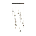 Staircase Crystal Chandelier Modern Aluminum Ceiling Light - Cyran Lamps