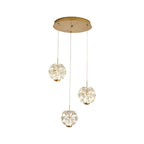 Staircase Crystal Chandelier Modern Luxury High Ceiling Light - Cyran Lamps