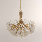 Stone Quartz Nine - Light Chandelier - Cyran Lamps