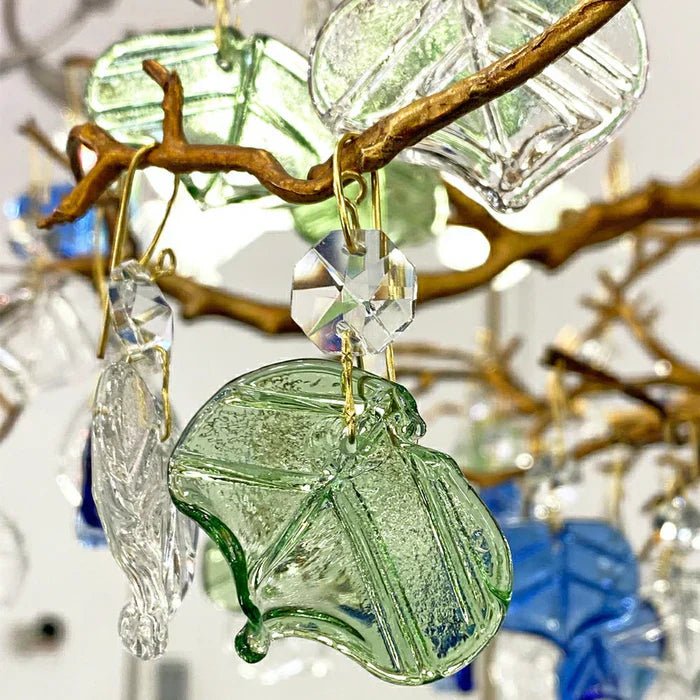 Stylish Colored Glaze Flower Crystal Chandelier - Cyran Lamps