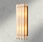 Sun Merca Alabaster Grand Rectangular Sconce - Cyran Lamps