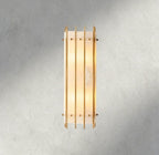 Sun Merca Alabaster Grand Rectangular Sconce - Cyran Lamps