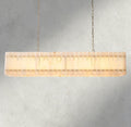 Sun Merca Alabaster Linear Chandelier 54", 72" - Cyran Lamps