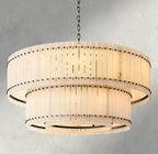 Sun Merca Alabaster Round Tiered Chandelier 22", 37", 48", 60" - Cyran Lamps