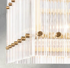 Sun Merca Rectangular Chandelier 54", 72" - Cyran Lamps