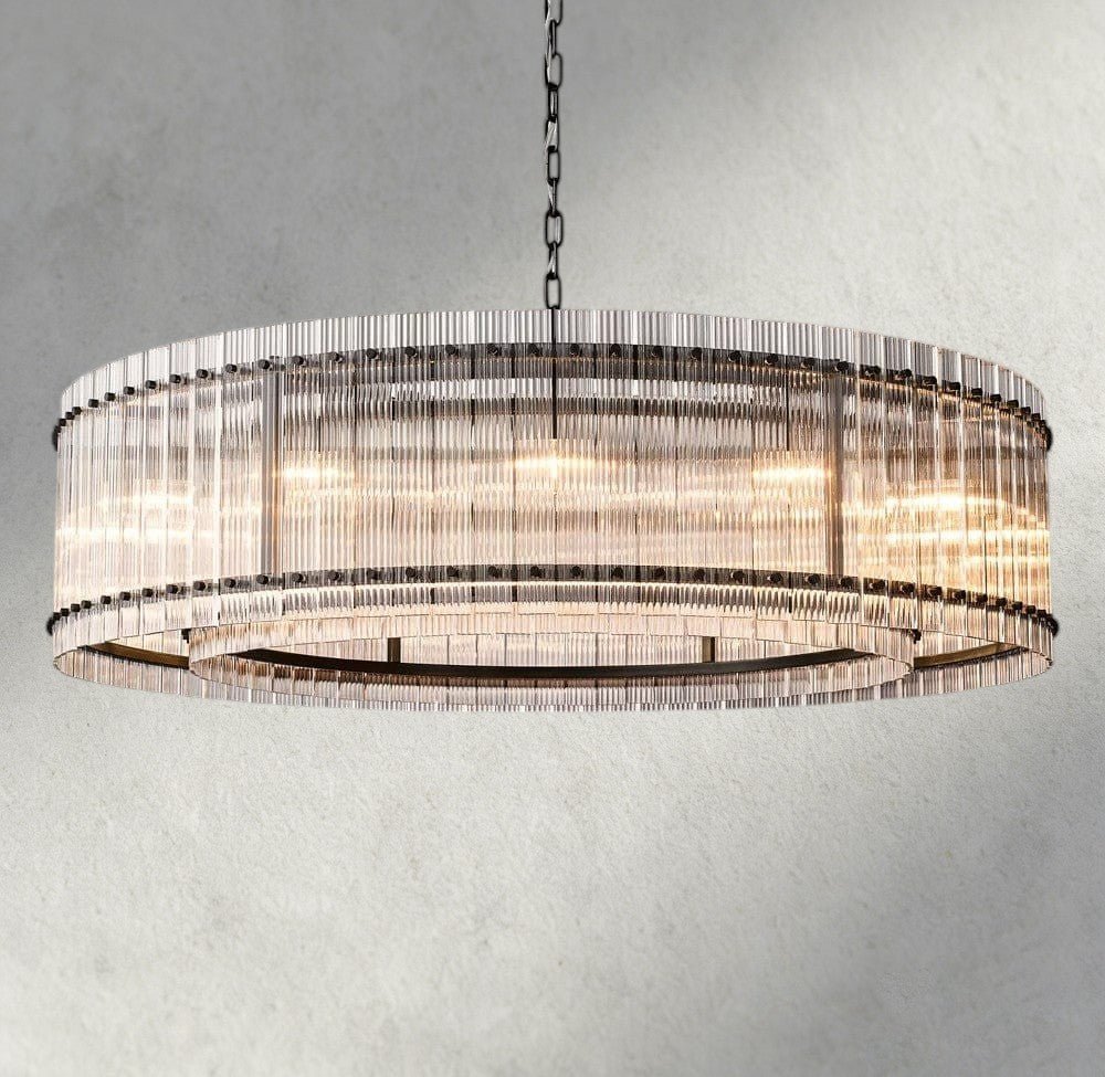 Sun Merca Round Chandelier 22", 37", 48", 60" - Cyran Lamps