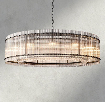 Sun Merca Round Chandelier 22", 37", 48", 60" - Cyran Lamps