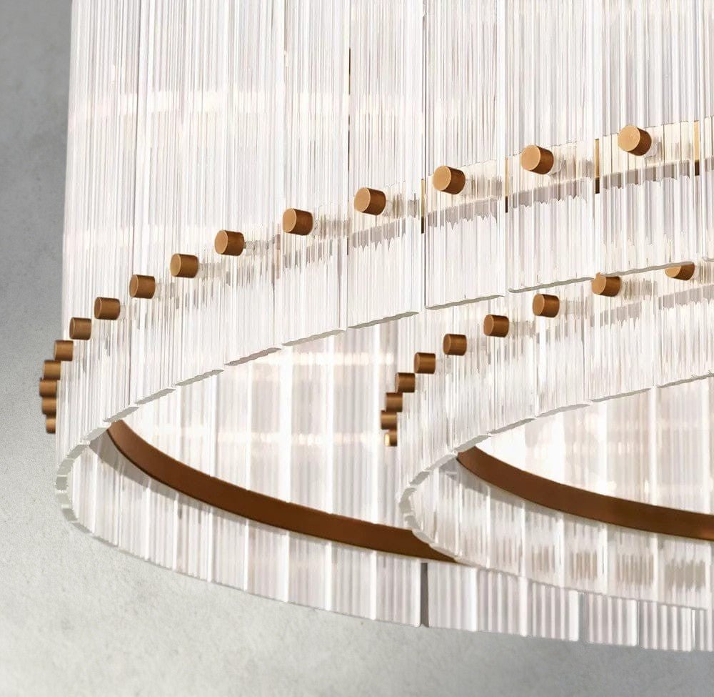 Sun Merca Round Chandelier 22", 37", 48", 60" - Cyran Lamps