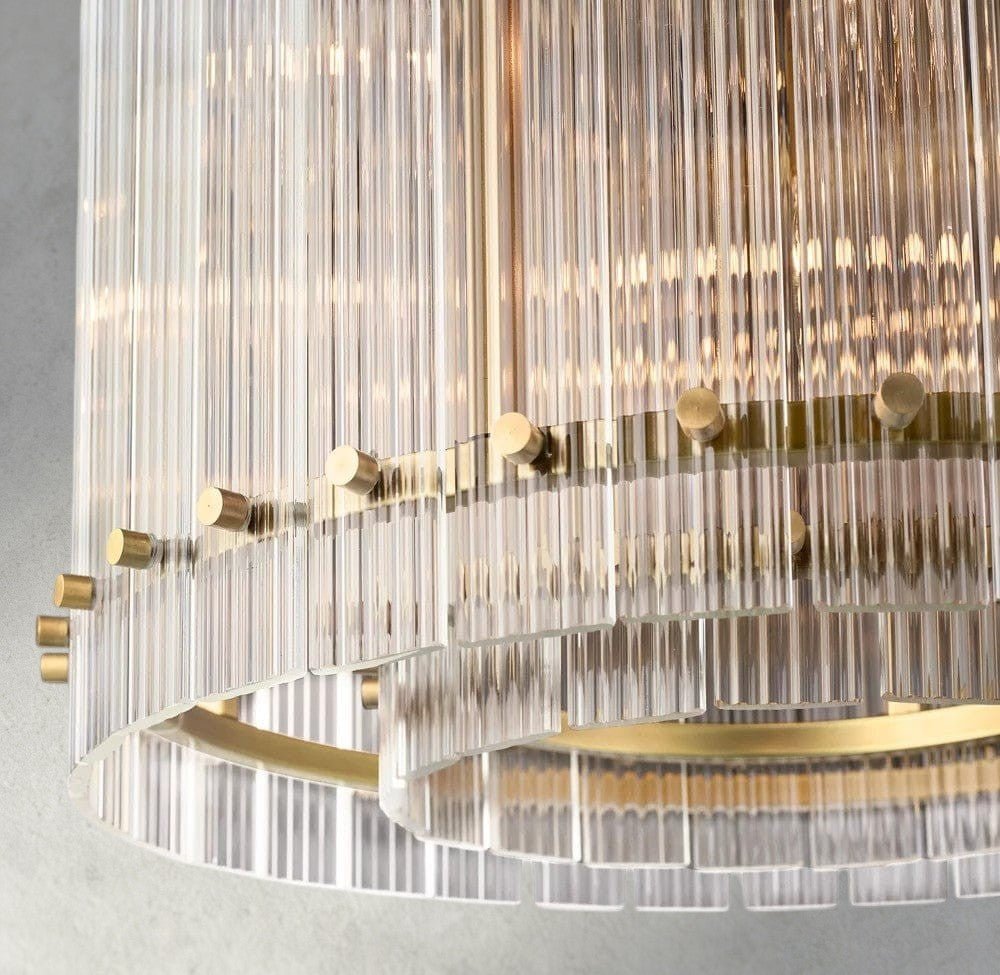 Sun Merca Round Chandelier 22", 37", 48", 60" - Cyran Lamps