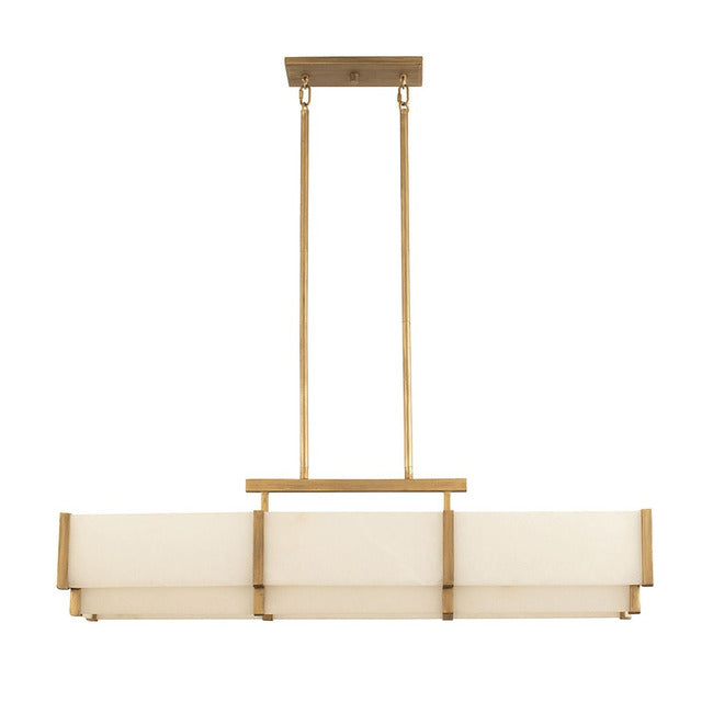 Orleans Linear Alabaster Linear Chandelier