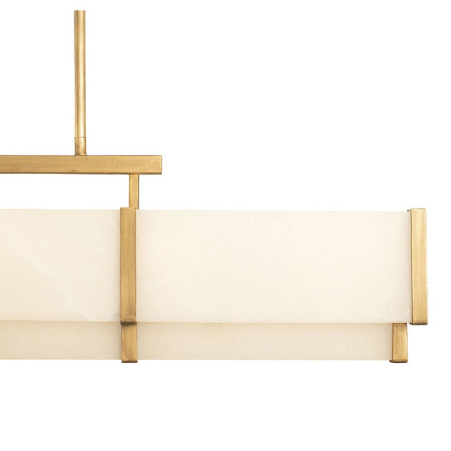 Orleans Linear Alabaster Linear Chandelier