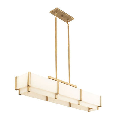 Orleans Linear Alabaster Linear Chandelier