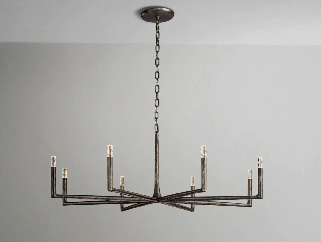 Thadria Round Chandelier - Cyran Lamps
