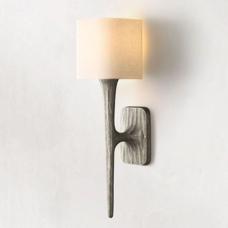 Thadrian Shaded Wall Sconce - Cyran Lamps