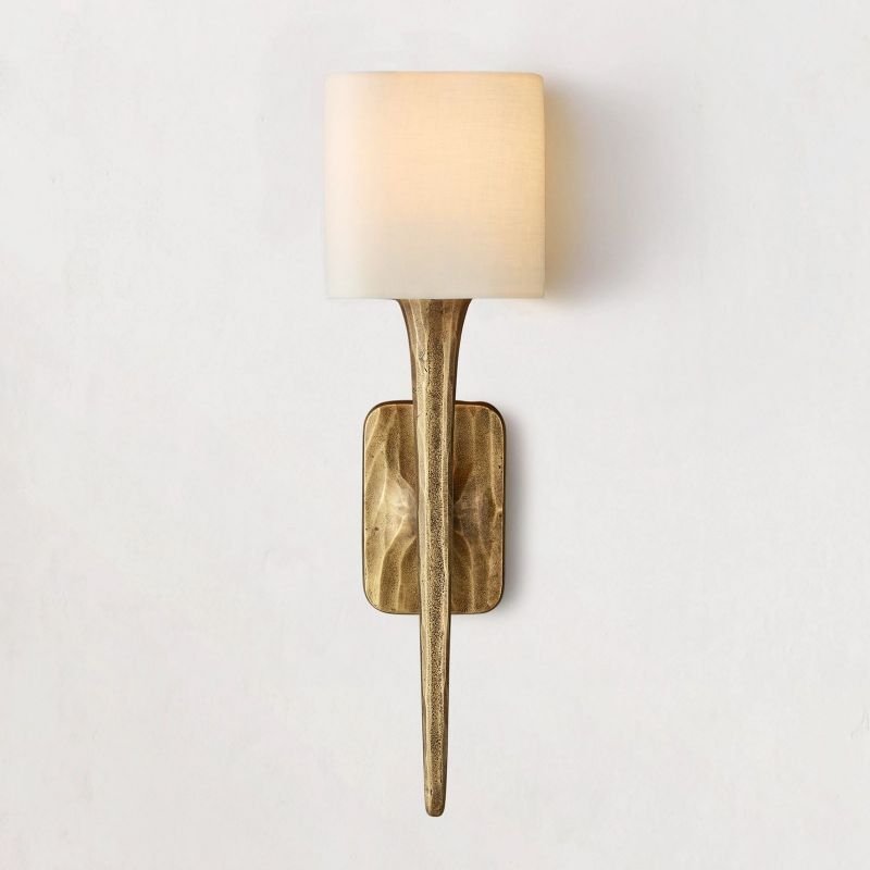 Thadrian Shaded Wall Sconce - Cyran Lamps