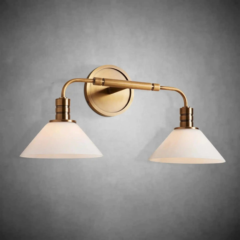 Theron Double Wall Sconce for Bedroom Hallway - Cyran Lamps