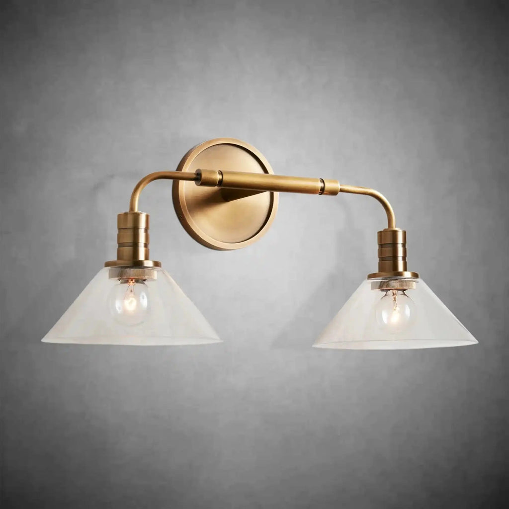 Theron Double Wall Sconce for Bedroom Hallway - Cyran Lamps