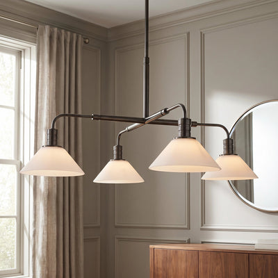 Theron Glass Round Chandelier 30'' 52'' - Cyran Lamps