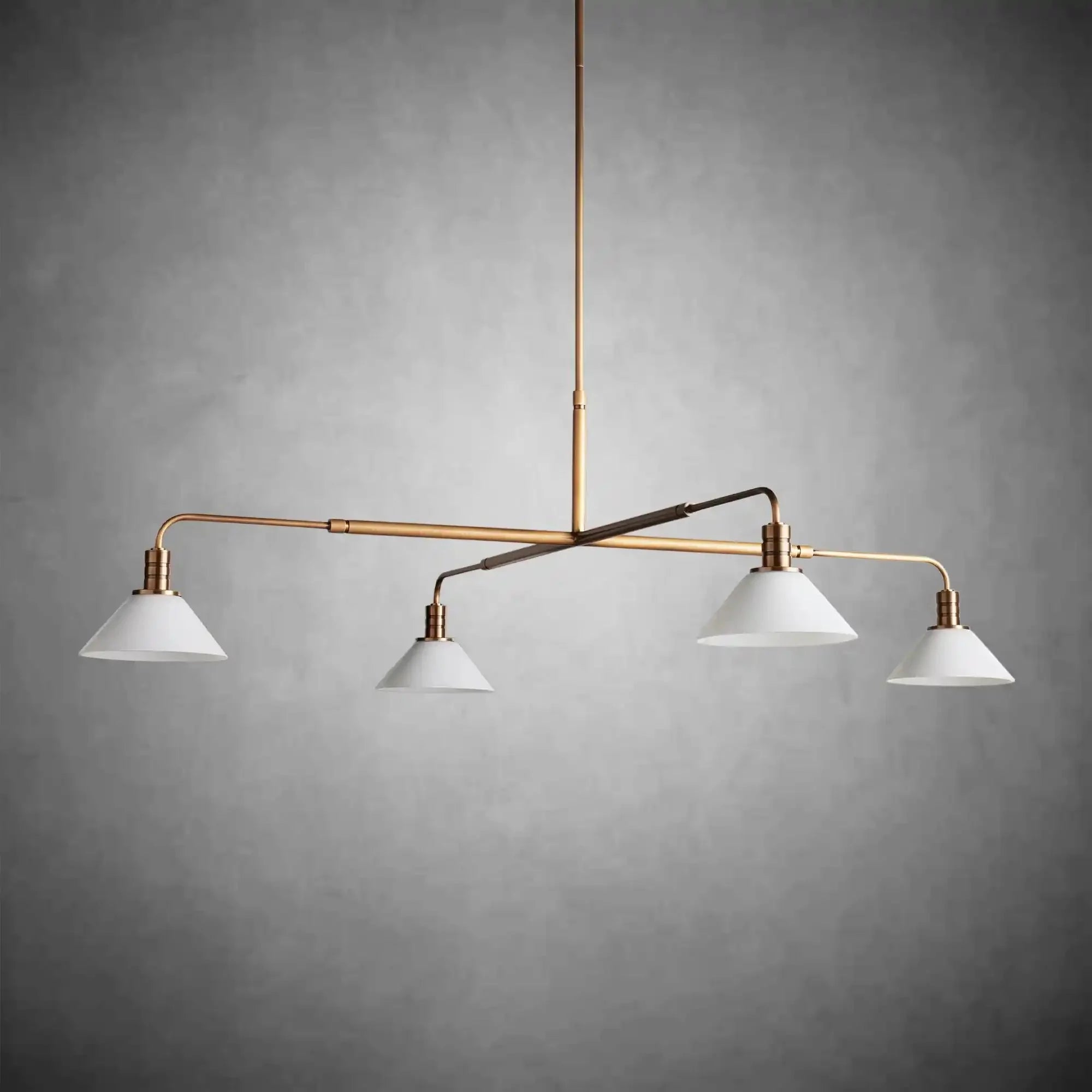 Theron Glass Round Chandelier 30'' 52'' - Cyran Lamps
