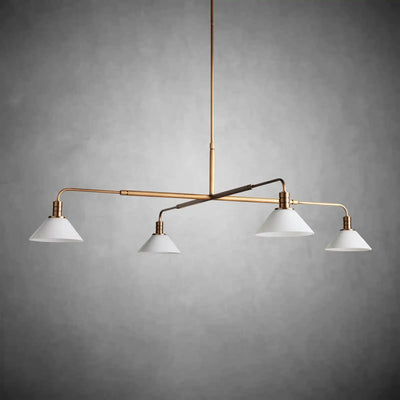 Theron Glass Round Chandelier 30'' 52'' - Cyran Lamps