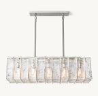 Trama Rectangular Chandelier 49" - Cyran Lamps