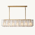 Trama Rectangular Chandelier 67" - Cyran Lamps