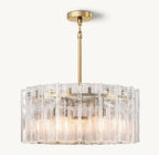 Trama Round Chandelier 37" - Cyran Lamps